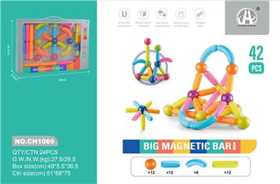大尺寸拼装磁力棒42P - OBL10229500