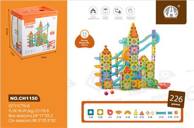5.5CM滚珠轨道拼装磁力片
226PCS - OBL10229569