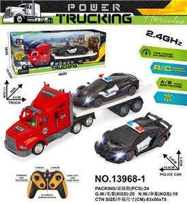 2.4G拖头+警车 2合一遥控车 - OBL10230663
