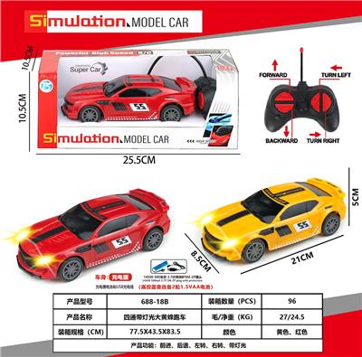 四通带灯光大黄蜂跑车 - OBL10230800