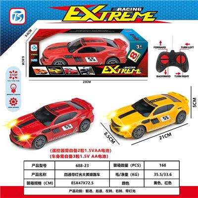 四通带灯光大黄蜂跑车 - OBL10230805