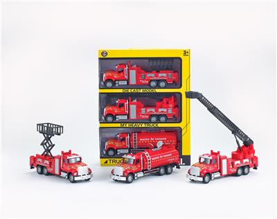1:28  美式回力合金消防车，3只/手提开窗盒 - OBL10230919