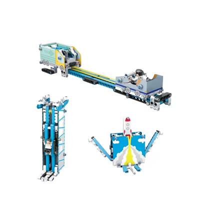 单品三形态 科学实验形态：碰撞测试，火箭发射，跳楼机(270pcs) - OBL10230962