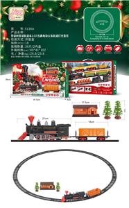 圣诞树圣诞轨道车1:87古典电动火车轨道灯光音乐 - OBL10231933
