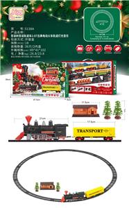 圣诞树圣诞轨道车1:87古典电动火车轨道灯光音乐 - OBL10231935