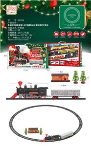 圣诞树圣诞轨道车1:87古典电动火车轨道灯光音乐 - OBL10231936