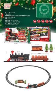 圣诞树圣诞轨道车1:87古典电动火车轨道灯光音乐 - OBL10231938