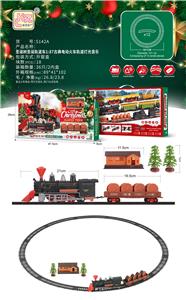 圣诞树圣诞轨道车1:87古典电动火车轨道灯光音乐 - OBL10231939