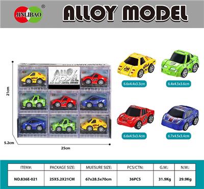 8PCS积木开窗盒
合金Q版回力赛车 - OBL10232065