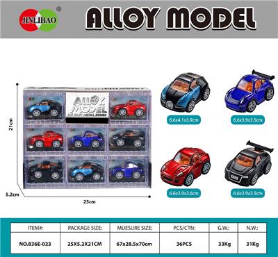 8PCS积木开窗盒
合金Q版回力跑车 - OBL10232068