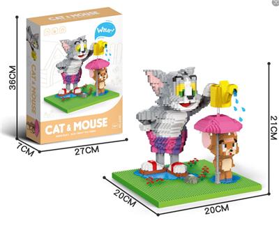 猫和老鼠（撑伞） - OBL10232298