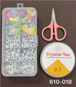 新款10格小串珠盒
（带剪刀+线盒） - OBL10233580