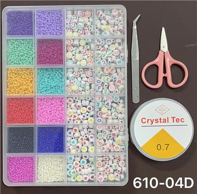 新款24格细珠+字母珠串珠
盒（带剪刀+线盒+夹子） - OBL10233597