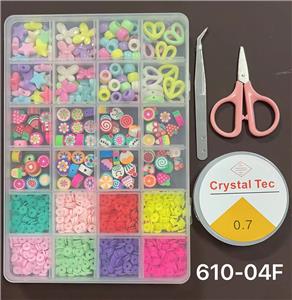 新款24格小陶片+大陶片串珠
盒（带剪刀+线盒+夹子） - OBL10233599