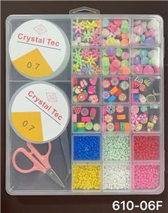新款2大20格串珠盒
(带大软陶+细珠） - OBL10233611