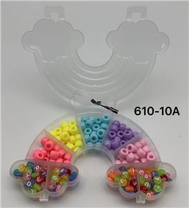 新款英文9格彩虹串珠盒 - OBL10233633