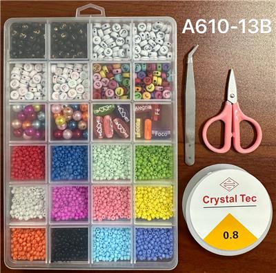 新款阿文24格串珠盒      （细珠+线盒+剪刀+夹子） - OBL10233706
