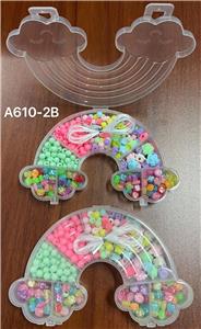 新款阿文9格 串珠盒      （彩色阿文珠） - OBL10233733