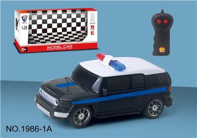 (GCC)FJ1：20二通遥控警车 - OBL10234006