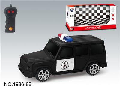(GCC)奔驰大G1：20二通遥控警车 - OBL10234050