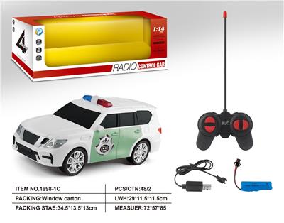 (GCC)1:14日产途乐四通遥控警车 - OBL10234141