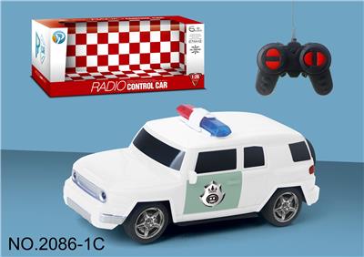 (GCC)FJ1：20四通遥控警车 - OBL10234181
