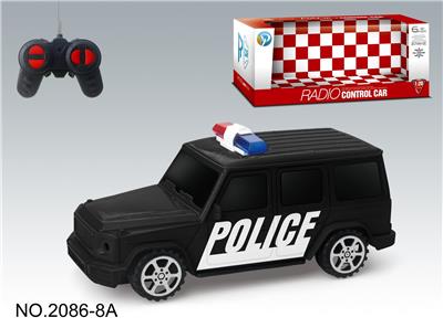 (GCC)奔驰大G1：20四通遥控警车车 - OBL10234222