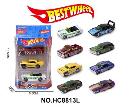 1:64合金车（肌肉车）3只盒装 - OBL10234268