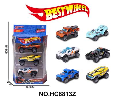 1:64合金车（越野车）3只盒装 - OBL10234282