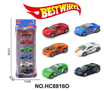 1:64合金车（赛车，跑车）6只盒装 - OBL10234305