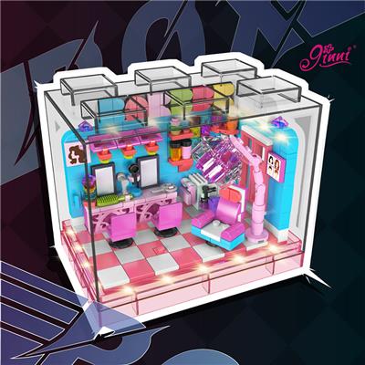 美妆展示盒~美发日套装（赠送整套灯光）
(全英版） - OBL10234990