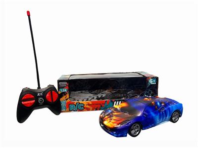 恐龙涂鸦遥控车带灯光 - OBL10235884