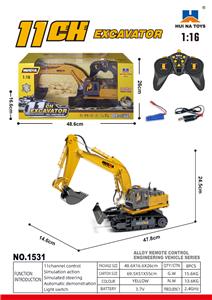 1:16 十一通道半合金遥控挖掘机 - OBL10236224