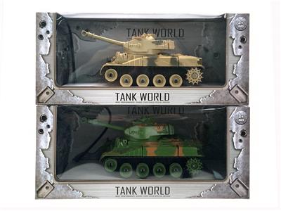 履带坦克四通遥控声音灯光（2色混装） - OBL10236500