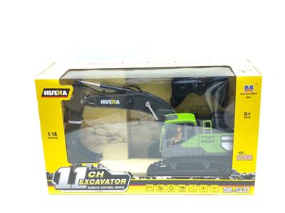 1:18 十一通道合金遥控挖掘机 - OBL10236517