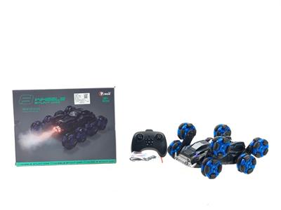 八轮特技漂移喷雾车绿、蓝 - OBL10236730