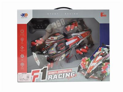 F1方程赛车遥控灯光特技车带喷雾音乐（配3.7V锂电.USB线.遥控器2粒AA不包） - OBL10236891