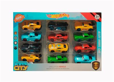 合金汽车总动员滑行车(高仿)12只套装 - OBL10238048