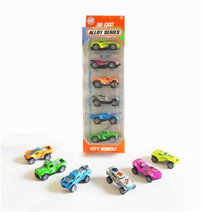 合金回力车6只套装 - OBL10238073