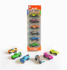 合金滑行皮卡车6只套装 - OBL10238074