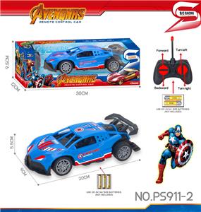 27MHz 1:18四通骨架美国队长布加迪遥控车（不包电） - OBL10238575