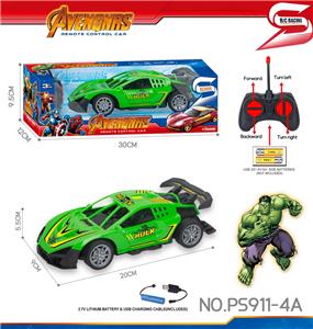 27MHz 1:18四通骨架绿巨人兰博基尼遥控车（包电） - OBL10238580