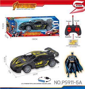 27MHz 1:18四通骨架蝙蝠侠兰博基尼遥控车（包电） - OBL10238582