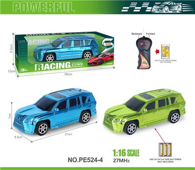 27MHz 1:16二通雷克萨斯电镀仿真遥控车（不包电） - OBL10238596