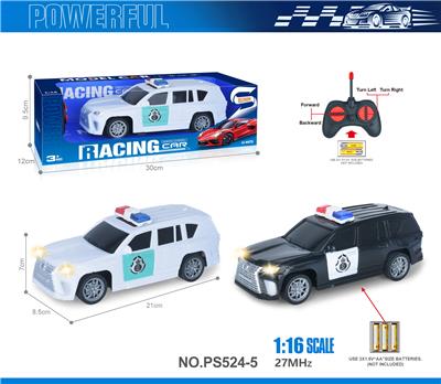 27MHz 1:16四通带前车灯雷克萨斯仿真遥控警车（不包电） - OBL10238603