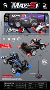 1:18二通遥控四驱赛车 黑喷红.蓝2色混装 - OBL10238790