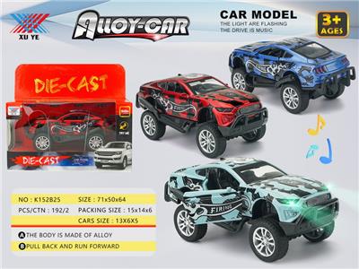 1:32 合金车大脚怪  回力 开门 灯光音乐（1只） - OBL10239217