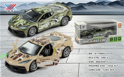 1:32 合金车C8 灯光音乐 回力（1只装） - OBL10239221