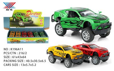 1:32 大脚怪合金车 回力开门（12只装） - OBL10239232