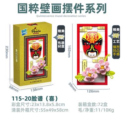 脸谱（喜）挂画/摆件 - OBL10241227